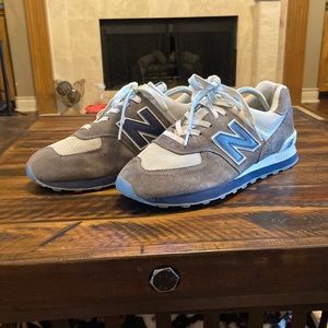 New balance 574 grey/blue size 9.5